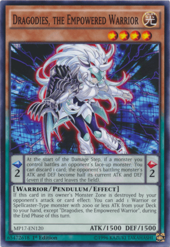 Dragodies, the Empowered Warrior - MP17-EN120 Common 1st Edition