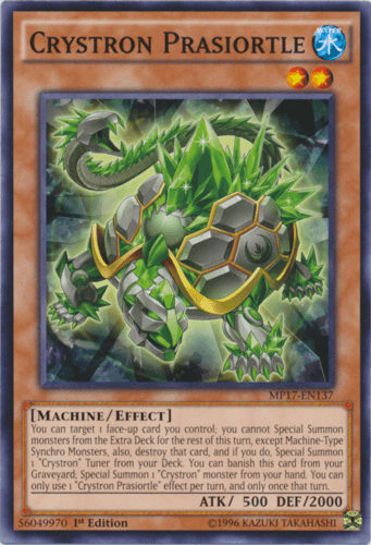 Crystron Prasiortle - MP17-EN137 Common 1st Edition