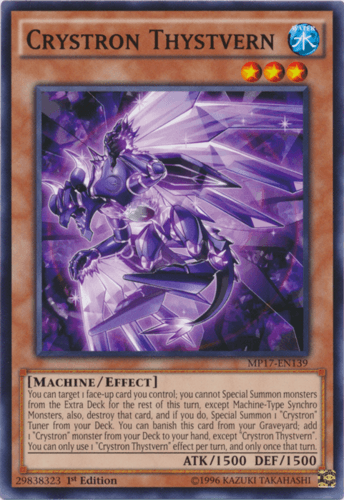Crystron Thystvern - MP17-EN139 Common 1st Edition