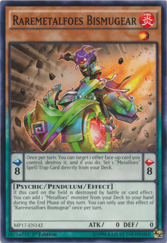 Raremetalfoes Bismugear - MP17-EN142 Common 1st Edition