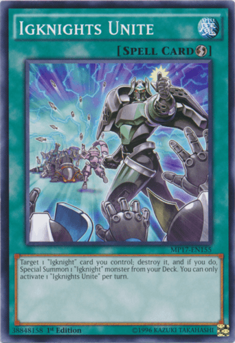 Igknights Unite - MP17-EN155 Common 1st Edition