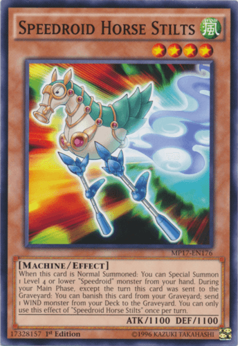 Speedroid Horse Stilts - MP17-EN176 Common 1st Edition