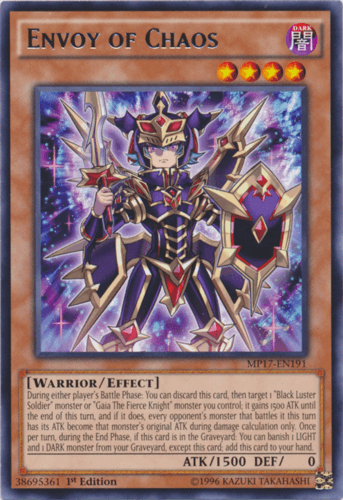 Envoy of Chaos - MP17-EN191 Rare 1st Edition