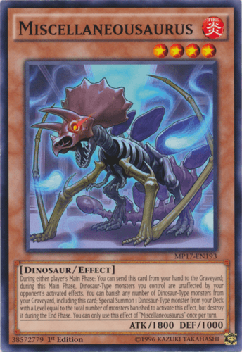 Miscellaneousaurus - MP17-EN193 Common 1st Edition