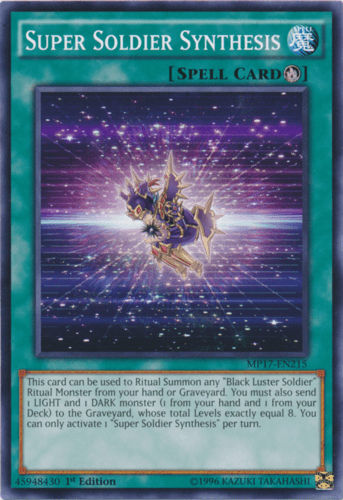 Super Soldier Synthesis - MP17-EN215 Common 1st Edition