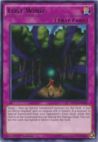 Lost Wind - MP17-EN220 Rare 1st Edition