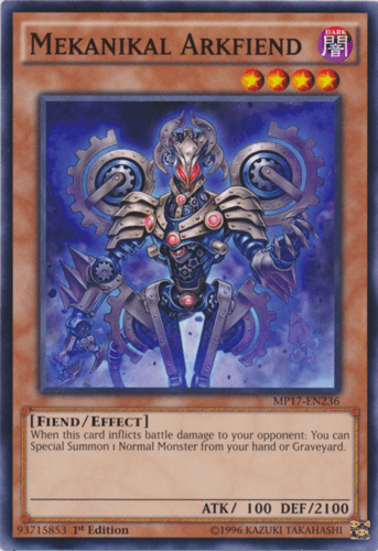 Mekanikal Arkfiend - MP17-EN236 Common 1st Edition