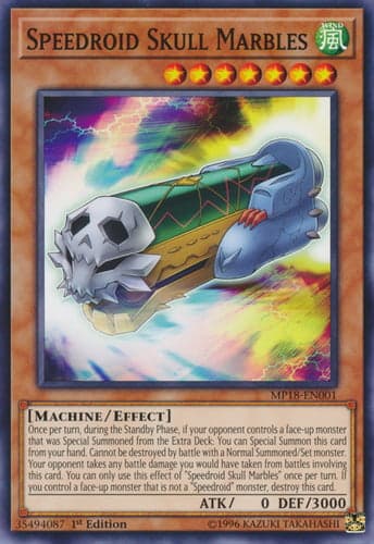 Speedroid Skull Marbles - MP18-EN001 Common 1st Edition
