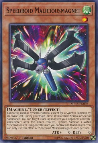 Speedroid Maliciousmagnet - MP18-EN002 Common 1st Edition