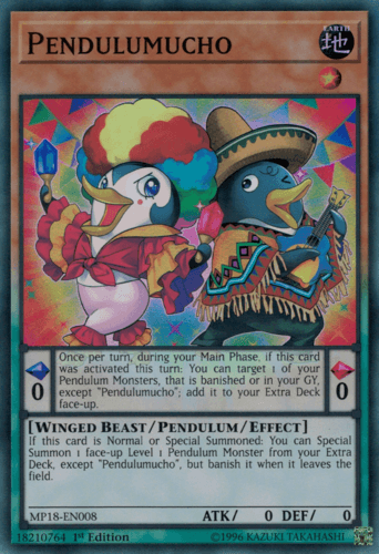 Pendulumucho - MP18-EN008 Super Rare 1st Edition
