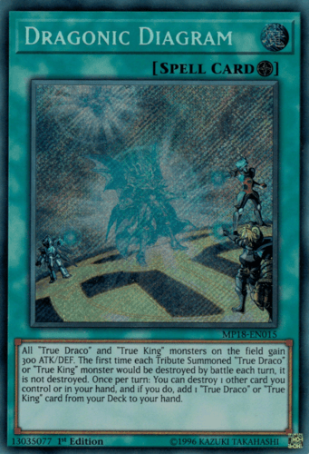 Dragonic Diagram - MP18-EN015 Secret Rare 1st Edition