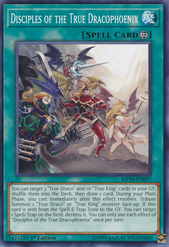 Disciples of the True Dracophoenix - MP18-EN017 Common 1st Edition
