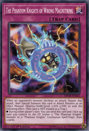 The Phantom Knights of Wrong Magnetring - MP18-EN022 Common 1st Edition