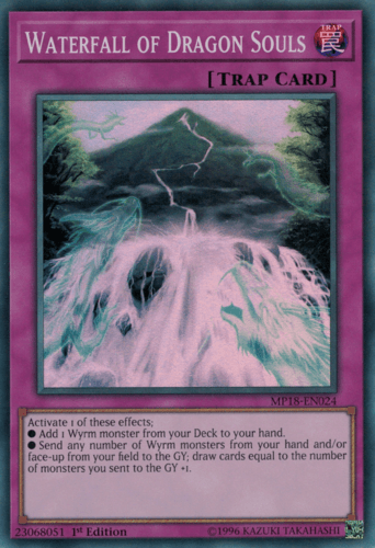 Waterfall of Dragon Souls - MP18-EN024 Super Rare 1st Edition