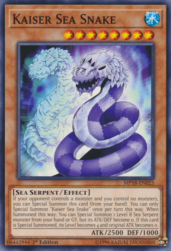Kaiser Sea Snake - MP18-EN025 Common 1st Edition