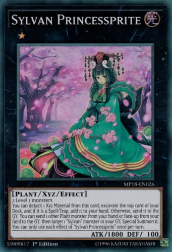 Sylvan Princessprite - MP18-EN026 Super Rare 1st Edition