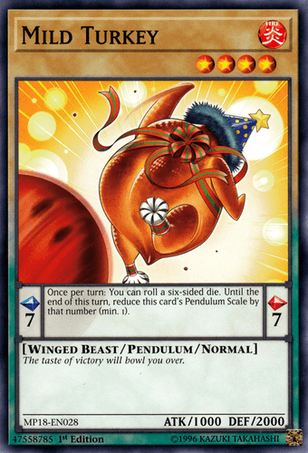 Mild Turkey - MP18-EN028 Common 1st Edition