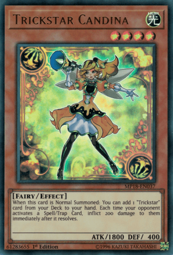 Trickstar Candina - MP18-EN037 Ultra Rare 1st Edition