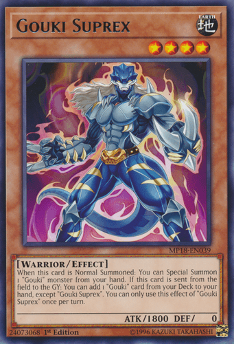 Gouki Suprex - MP18-EN039 Rare 1st Edition