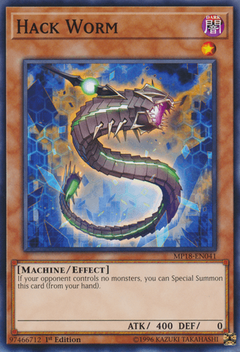 Hack Worm - MP18-EN041 Common 1st Edition