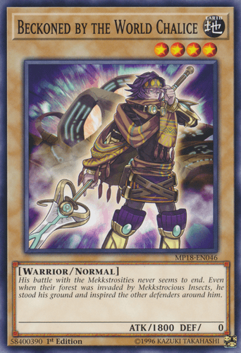 Beckoned by the World Chalice - MP18-EN046 Common 1st Edition