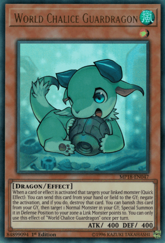 World Chalice Guardragon - MP18-EN047 Ultra Rare 1st Edition