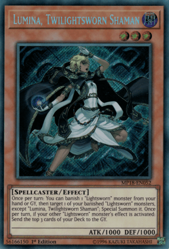 Lumina, Twilightsworn Shaman - MP18-EN052 Secret Rare 1st Edition