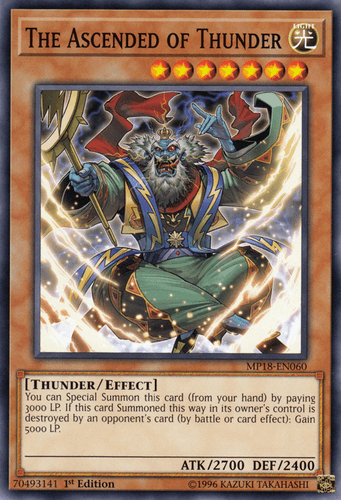 The Ascended of Thunder - MP18-EN060 Common 1st Edition