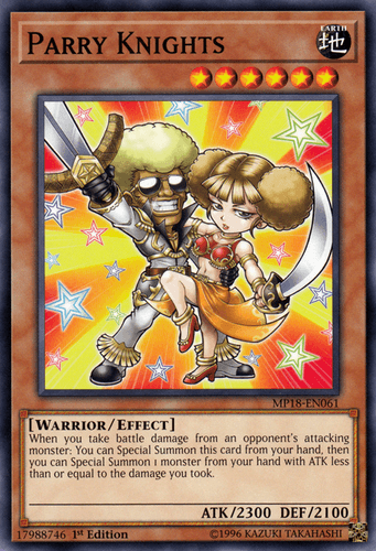 Parry Knights - MP18-EN061 Common 1st Edition