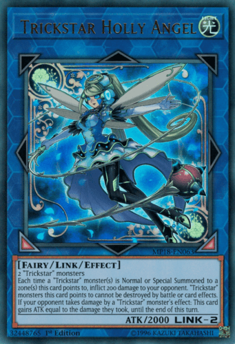 Trickstar Holly Angel - MP18-EN063 Ultra Rare 1st Edition