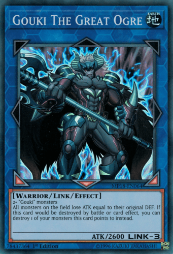 Gouki The Great Ogre - MP18-EN064 Super Rare 1st Edition