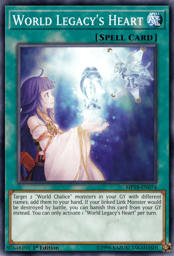 World Legacy's Heart - MP18-EN074 Common 1st Edition
