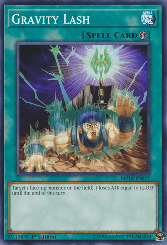 Gravity Lash - MP18-EN077 Common 1st Edition