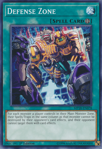 Defense Zone - MP18-EN078 Common 1st Edition