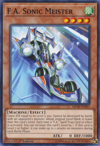 F.A. Sonic Meister - MP18-EN091 Common 1st Edition