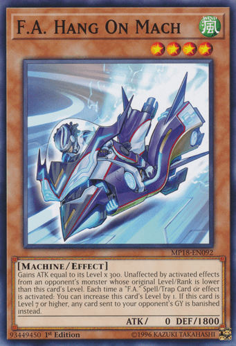F.A. Hang On Mach - MP18-EN092 Common 1st Edition