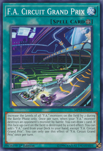 F.A. Circuit Grand Prix - MP18-EN093 Common 1st Edition