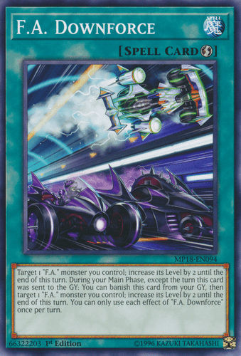 F.A. Downforce - MP18-EN094 Common 1st Edition
