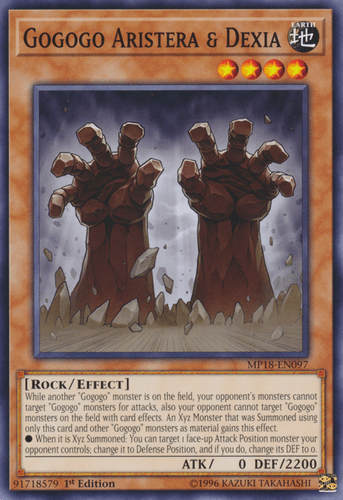 Gogogo Aristera & Dexia - MP18-EN097 Common 1st Edition