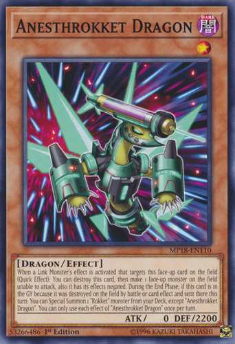 Anesthrokket Dragon - MP18-EN110 Common 1st Edition