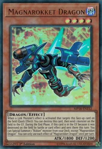 Magnarokket Dragon - MP18-EN112 Ultra Rare 1st Edition