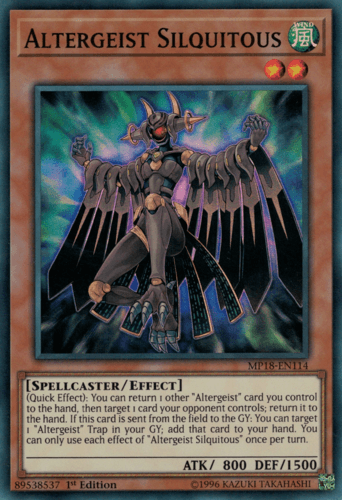 Altergeist Silquitous - MP18-EN114 Super Rare 1st Edition