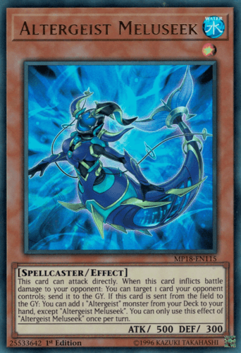 Altergeist Meluseek - MP18-EN115 Ultra Rare 1st Edition