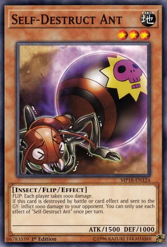 Self-Destruct Ant - MP18-EN124 Common 1st Edition