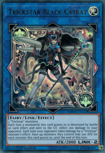 Trickstar Black Catbat - MP18-EN132 Ultra Rare 1st Edition