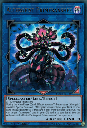 Altergeist Primebanshee - MP18-EN135 Ultra Rare 1st Edition