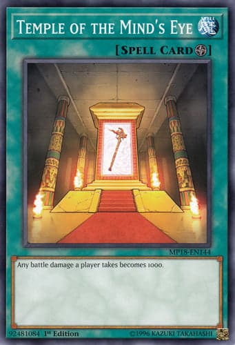 Temple of the Mind's Eye - MP18-EN144 Common 1st Edition