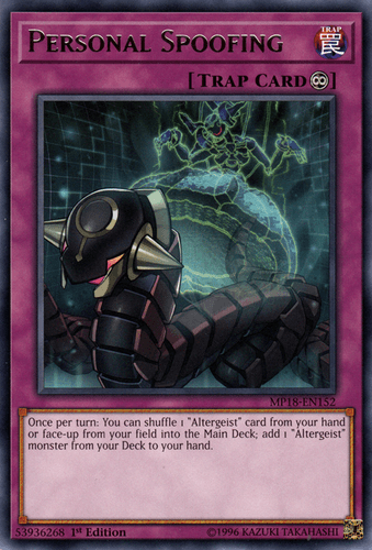 Personal Spoofing - MP18-EN152 Rare 1st Edition