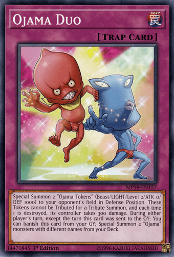 Ojama Duo - MP18-EN157 Common 1st Edition