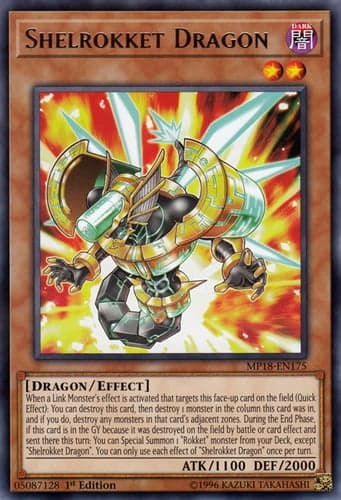 Shelrokket Dragon - MP18-EN175 Rare 1st Edition